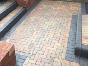 Patio laying cleaning cork