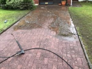 Power Washing Driveway Cork
