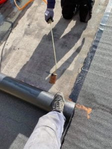 Torch on Felt Flat Roof Cork
