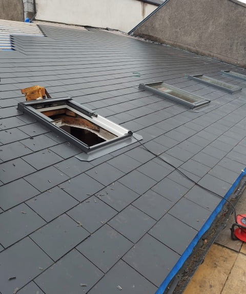 Artificial Slate and Natural Slate Roofing Cork